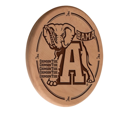 Holland Bar Stool Co University of Alabama  13" Laser Engraved Solid Wood Sign WSgnLNatAlbama